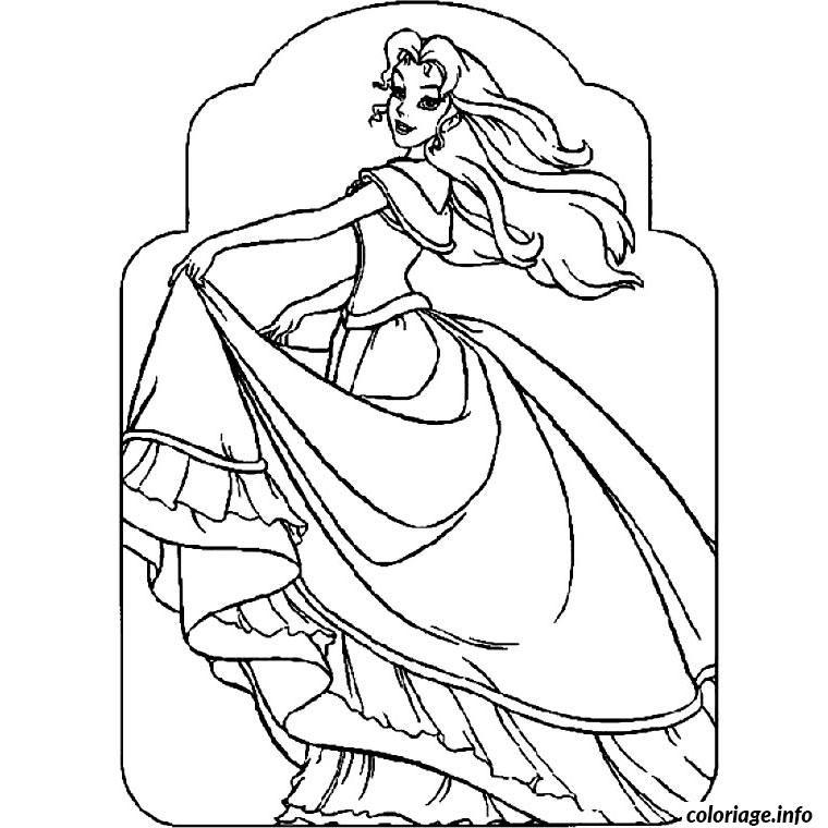 Coloriage De Barbie Sirene A Imprimer