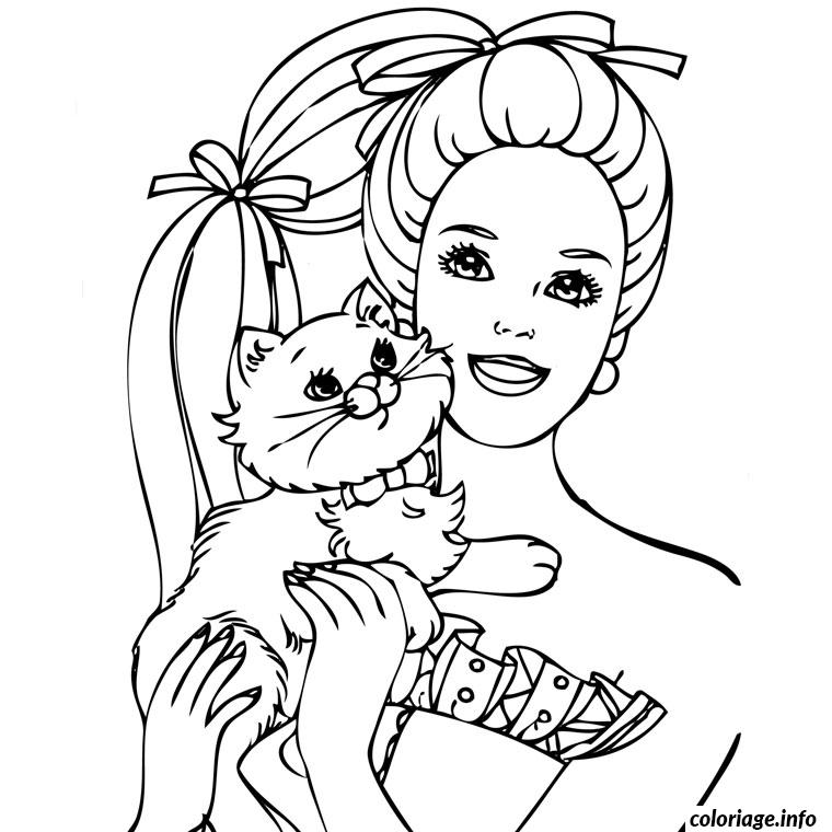 Coloriage Barbie A Imprimer Gratuit
