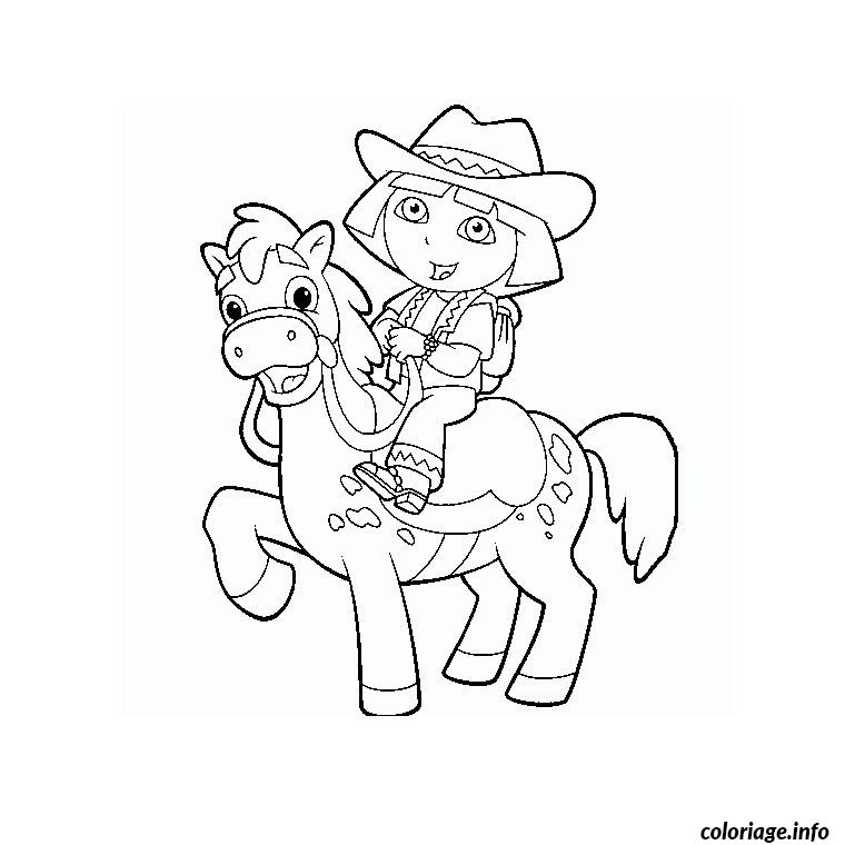 Coloriage cheval poney  JeColorie.com