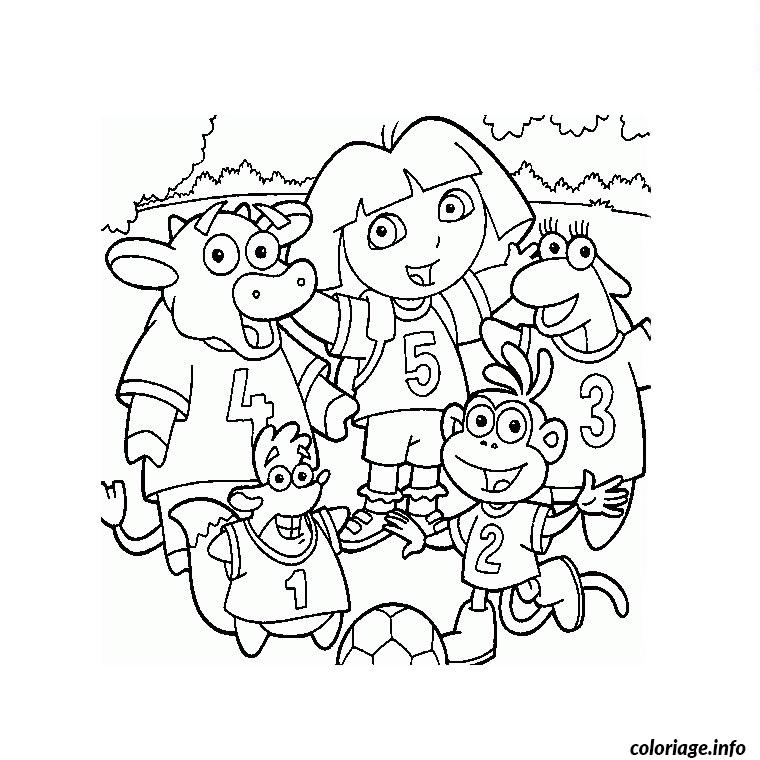 Dora Coloriage A Imprimer