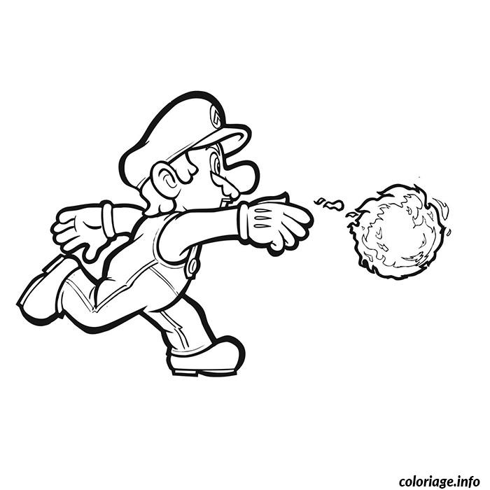 mario slam basketball coloriage dessin 629