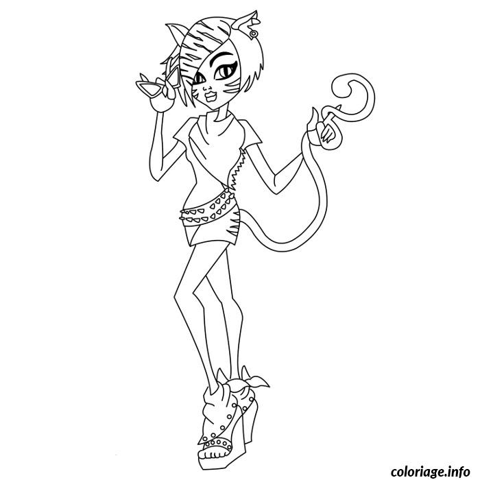Coloriage A Imprimer De Monster High Gratuit