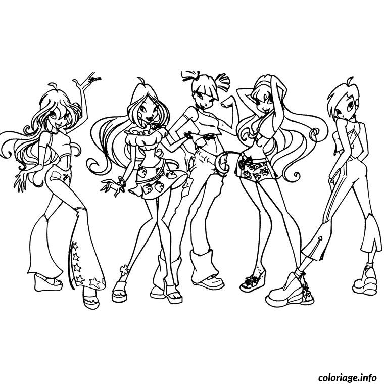 Coloriage A Imprimer De Winx