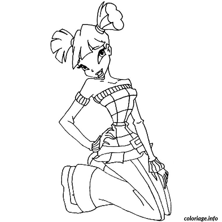 Coloriage De Bloom Enchantix