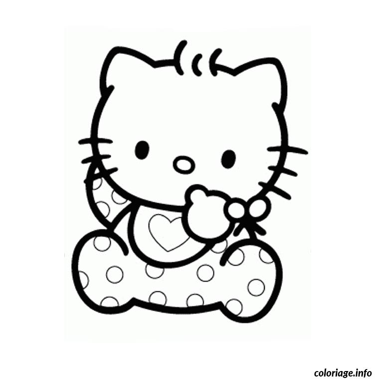 Coloriages Hello Kitty Princesse
