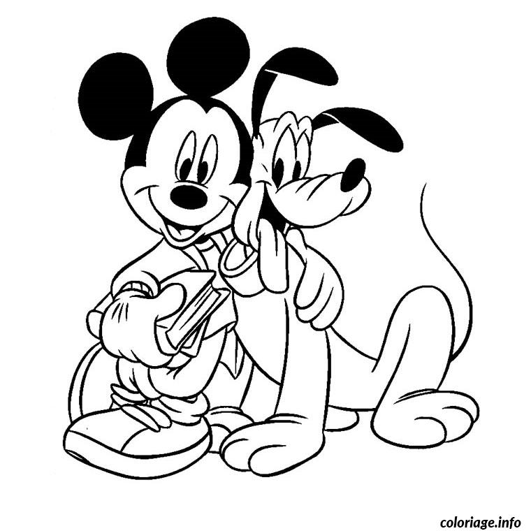 Coloriage A Imprimer De Mickey