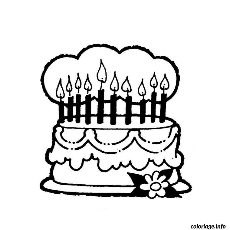 Coloriage Anniversaire 40 Ans