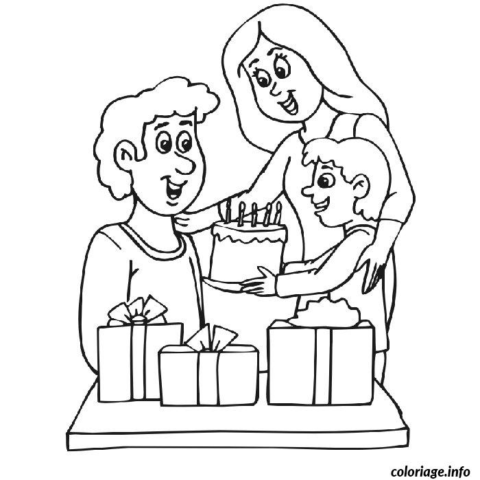 Coloriage Papa A Imprimer