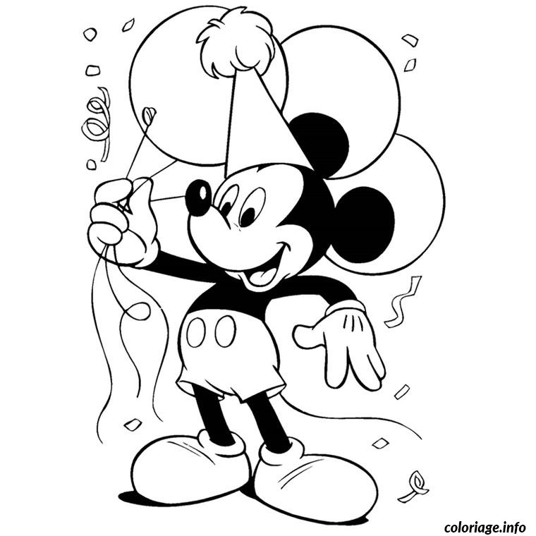 Mickey Coloriage Imprimer Gratuit