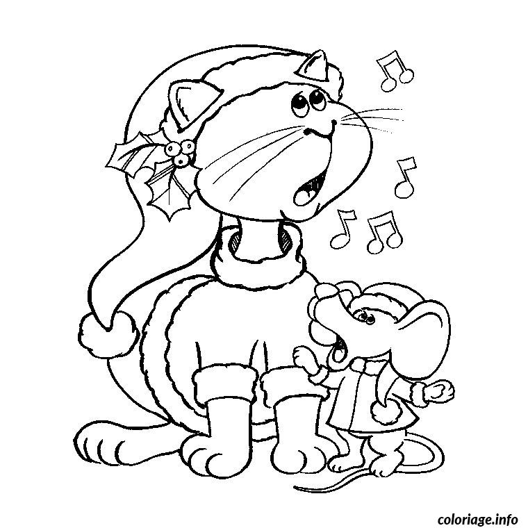 Coloriage Chat Et Souris