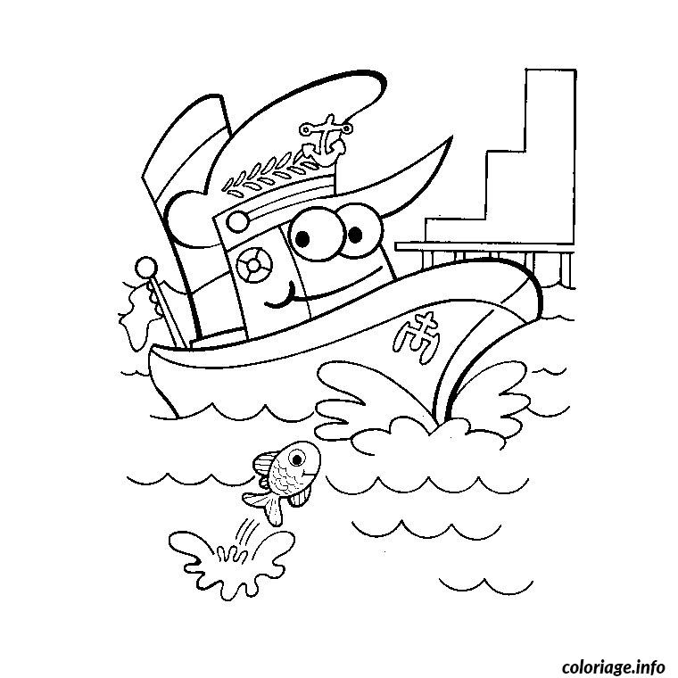 Bateau Coloriage A Imprimer