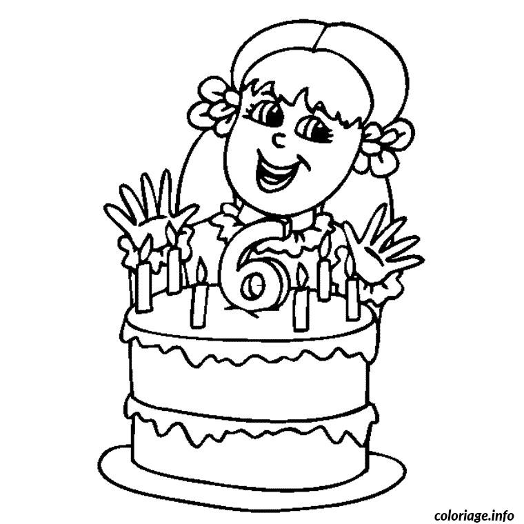 fille de 6 ans coloriage 2345