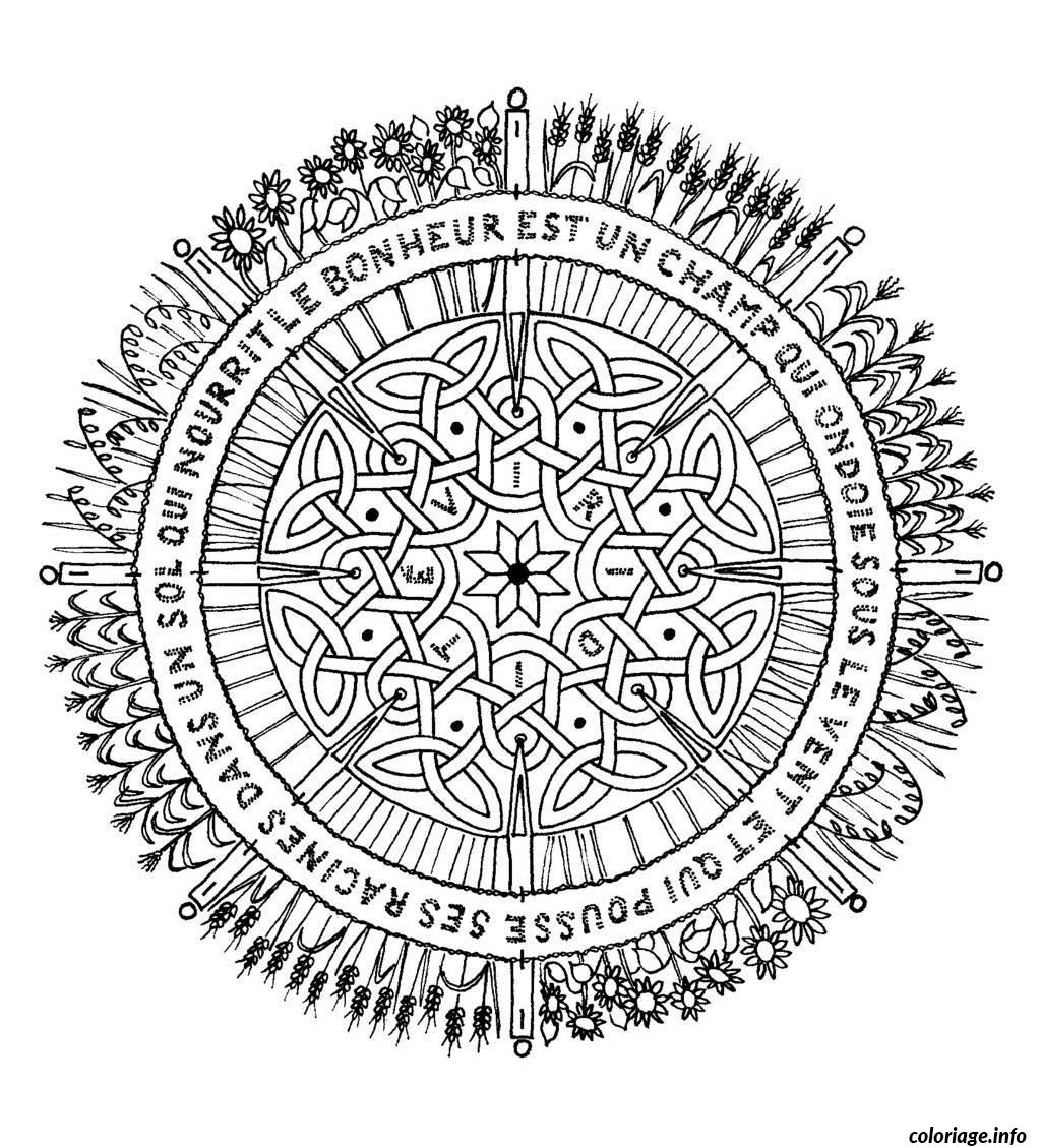 Coloriage mandala imprimer Coloriage coloring mandala adult 4