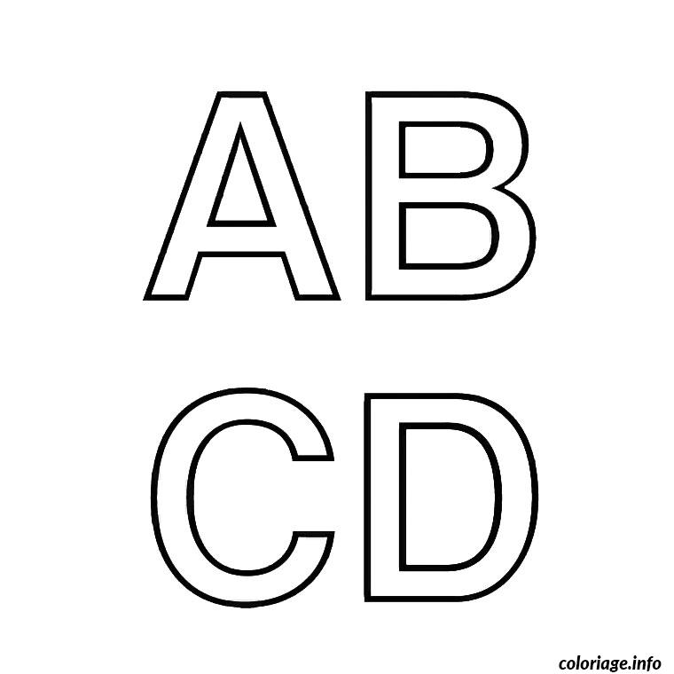 Coloriage Alphabet A Imprimer Gratuit