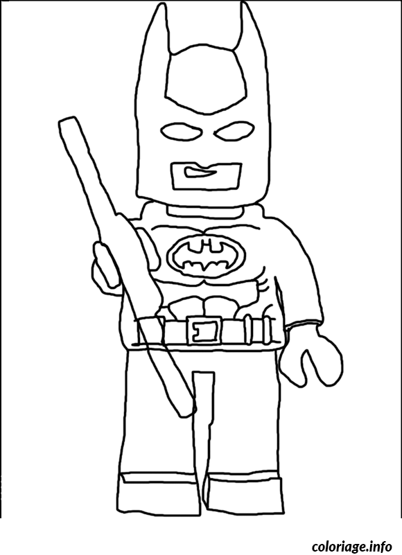 Coloriage Batman Lego A Imprimer