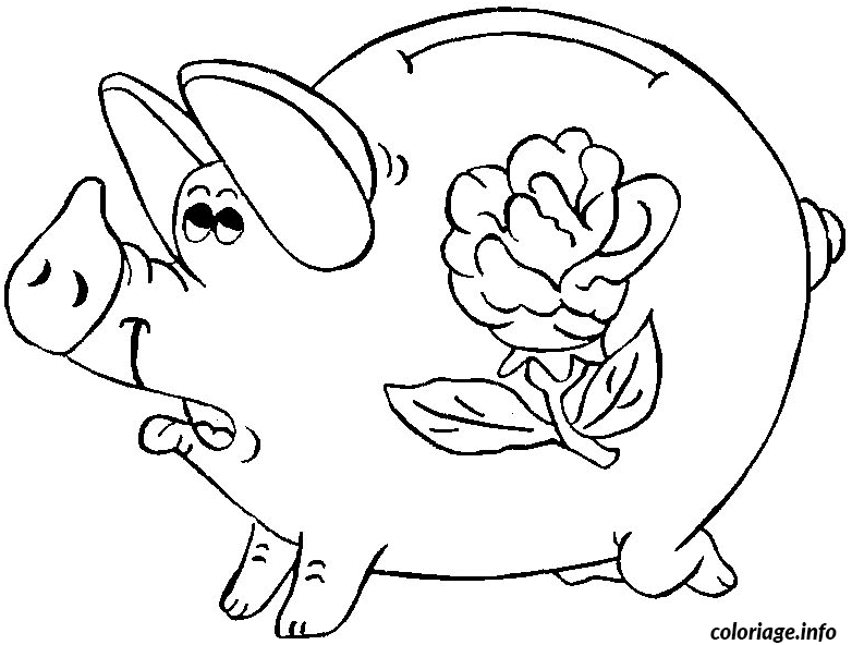 Coloriage Cochon A Imprimer