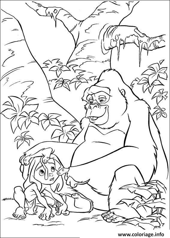 Coloriage A Imprimer Tarzan