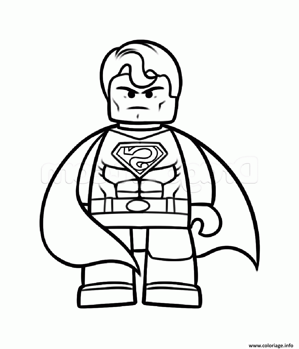 Coloriage De Batman Lego