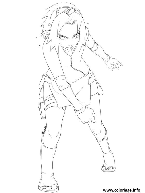 Coloriage De Manga A Imprimer