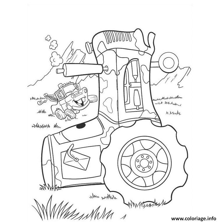 Coloriage Tracteur A Imprimer Gratuit