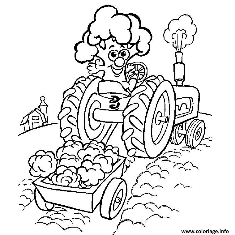 Coloriage A Imprimer Gratuit Tracteur