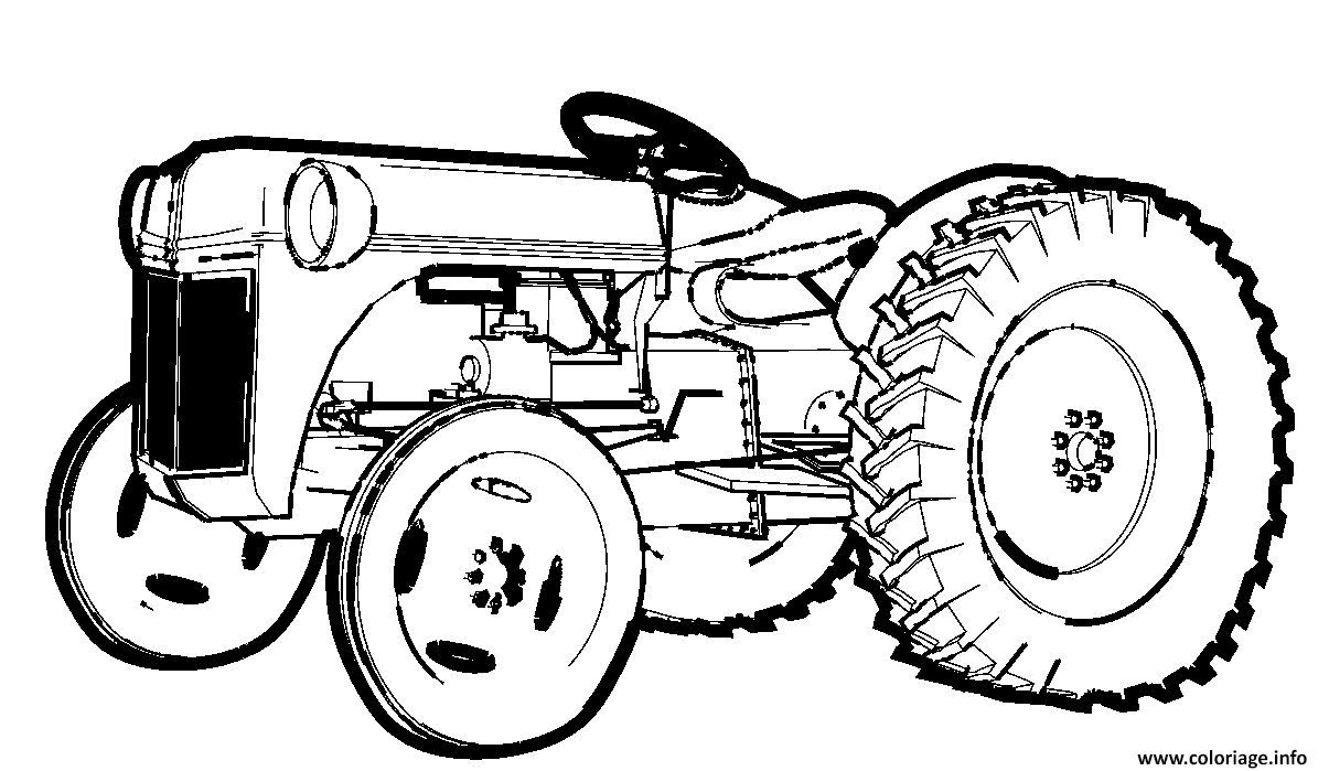 Tracteur Coloriage En Ligne