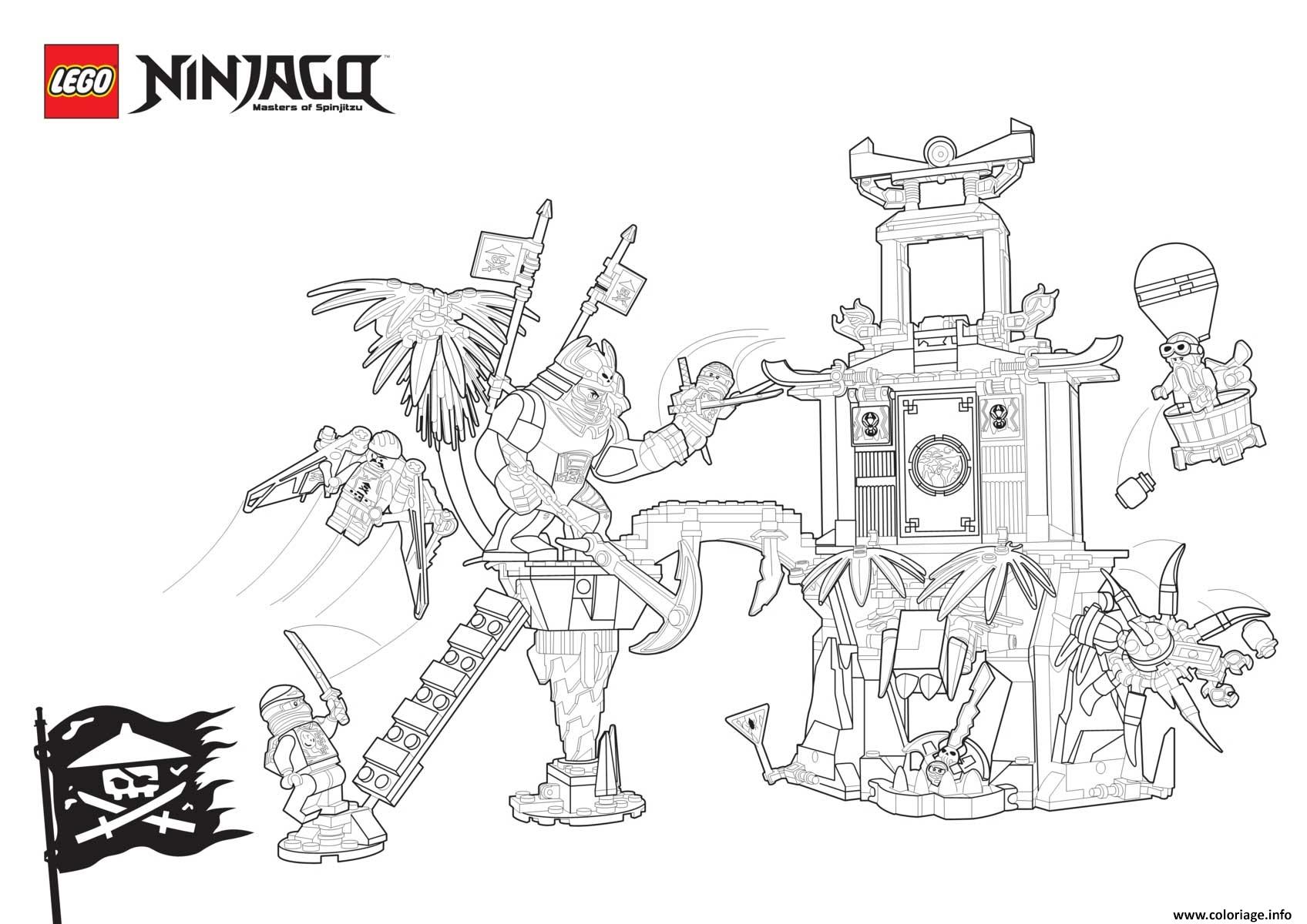 Coloriage De Ninja A Imprimer