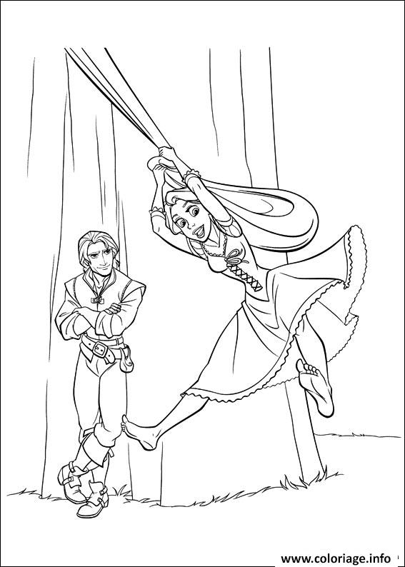 Coloriage A Imprimer Raiponce Disney