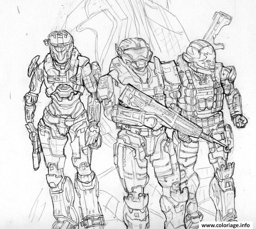 Coloriage De Halo 4