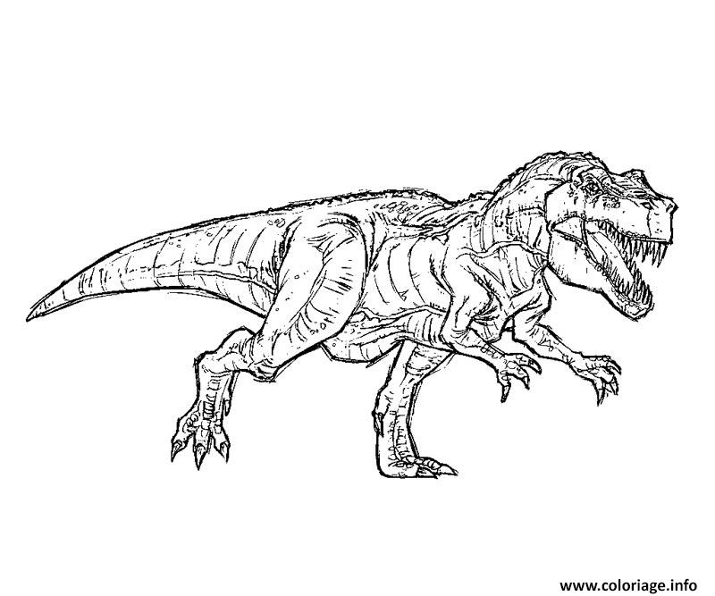 Coloriage Indominus Rex Jurassic Park Jecolorie