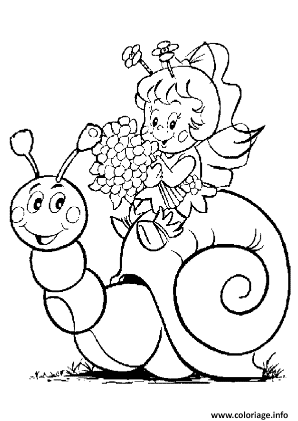 Coloriage A Imprimer D Hugo L Escargot