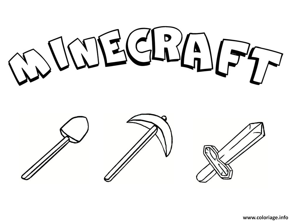 Coloriage Minecraft Gratuit A Imprimer