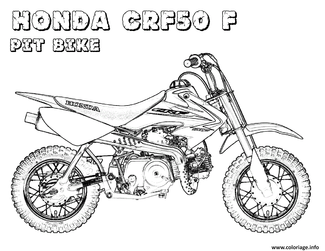 Coloriage Motocross 38 Dessin   Imprimer
