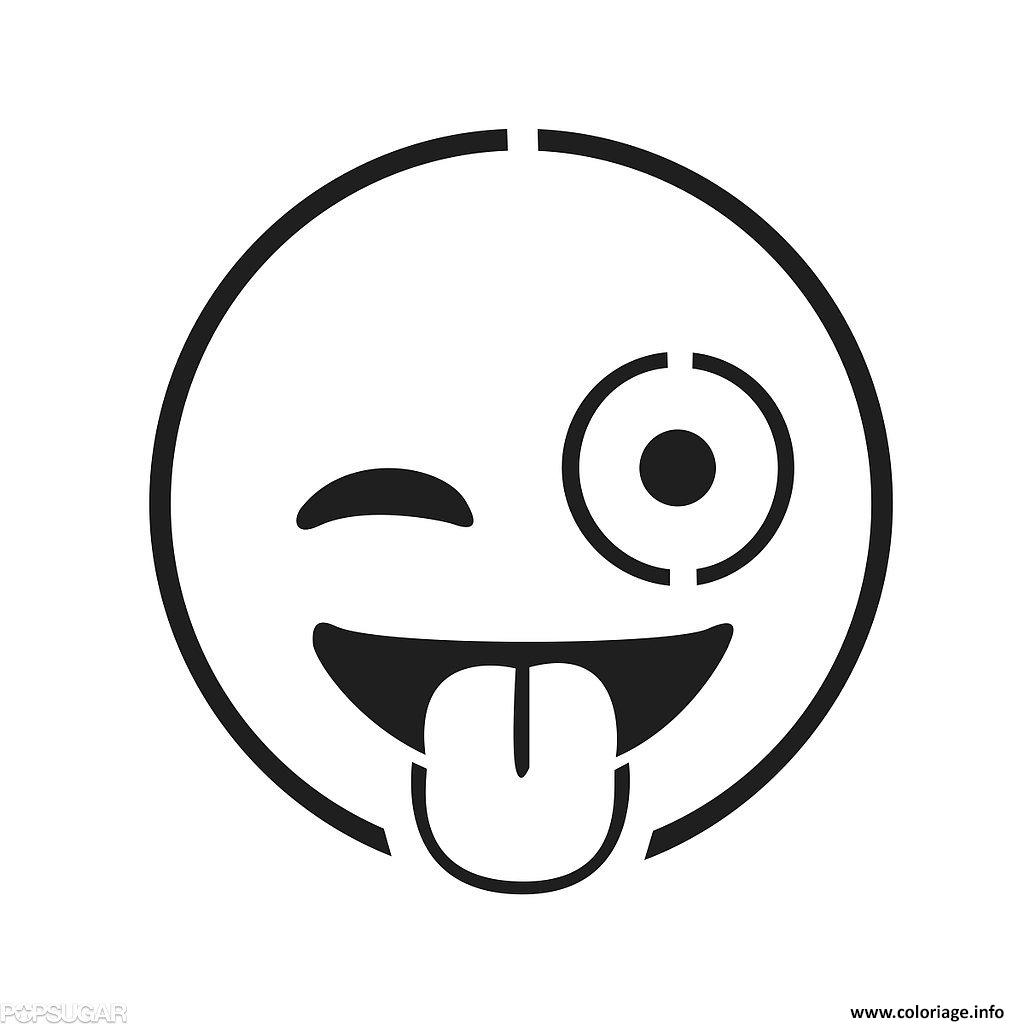 Coloriage emoji faces - JeColorie.com