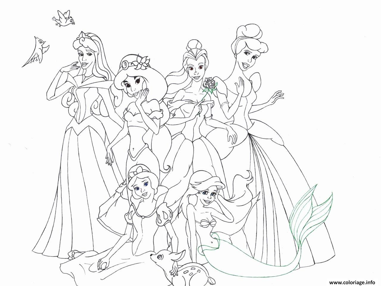 dessin disney princesse kq35