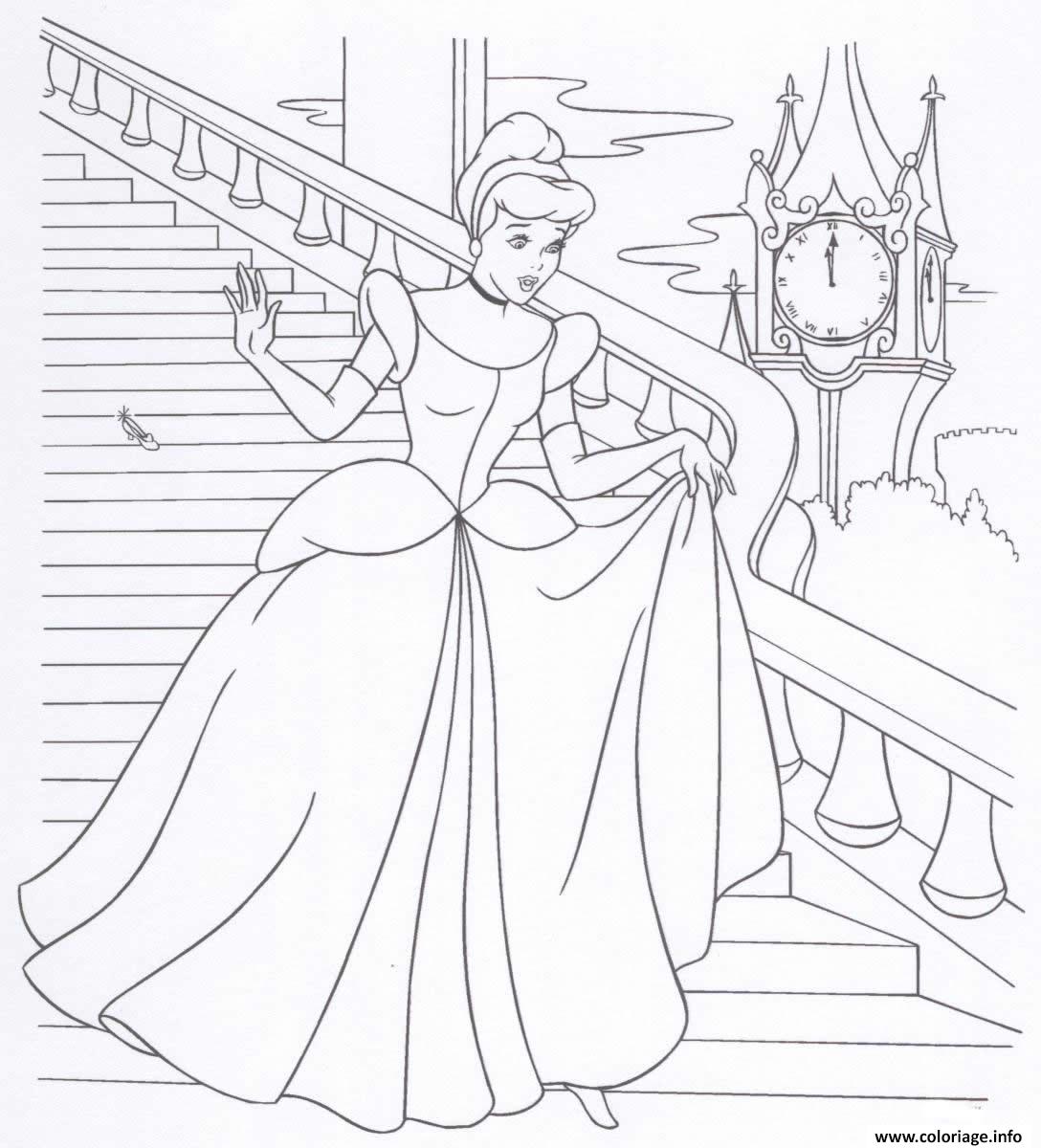 Coloriage A Imprimer Princesse Cendrillon