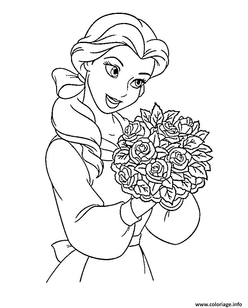 Coloriage A Imprimer Princesses Disney Gratuit