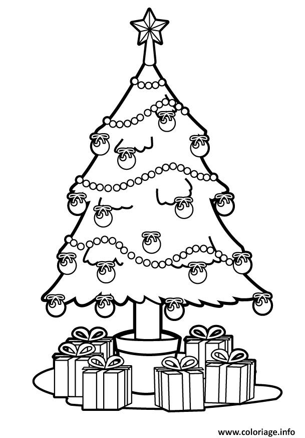 Coloriage sapin de noel 18 - JeColorie.com