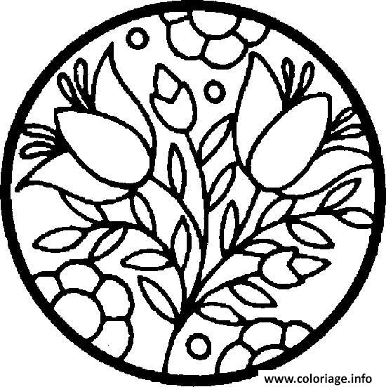 Coloriage Mandala Facile A Imprimer