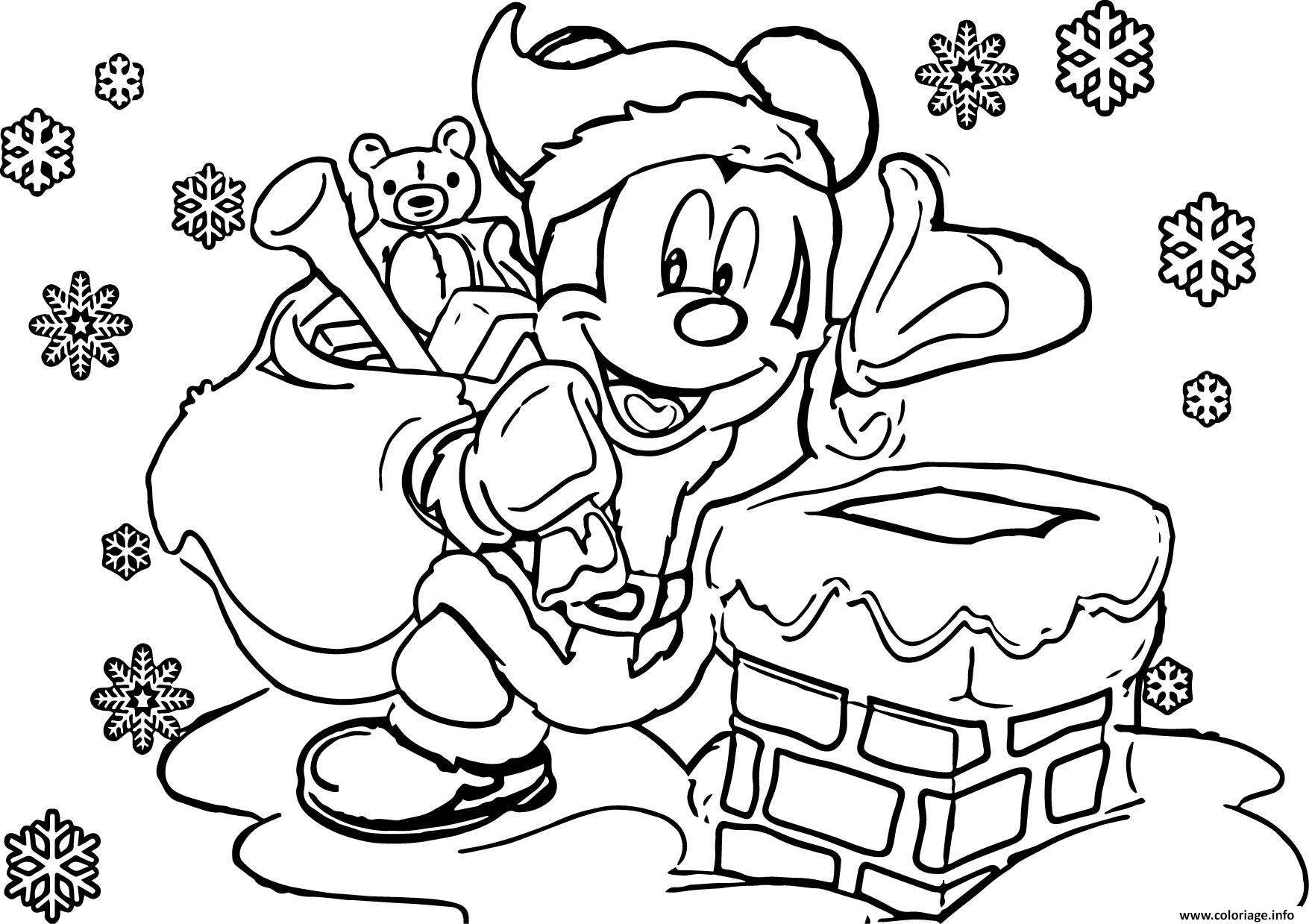 Coloriage Disney Noel Color Dessin   Imprimer