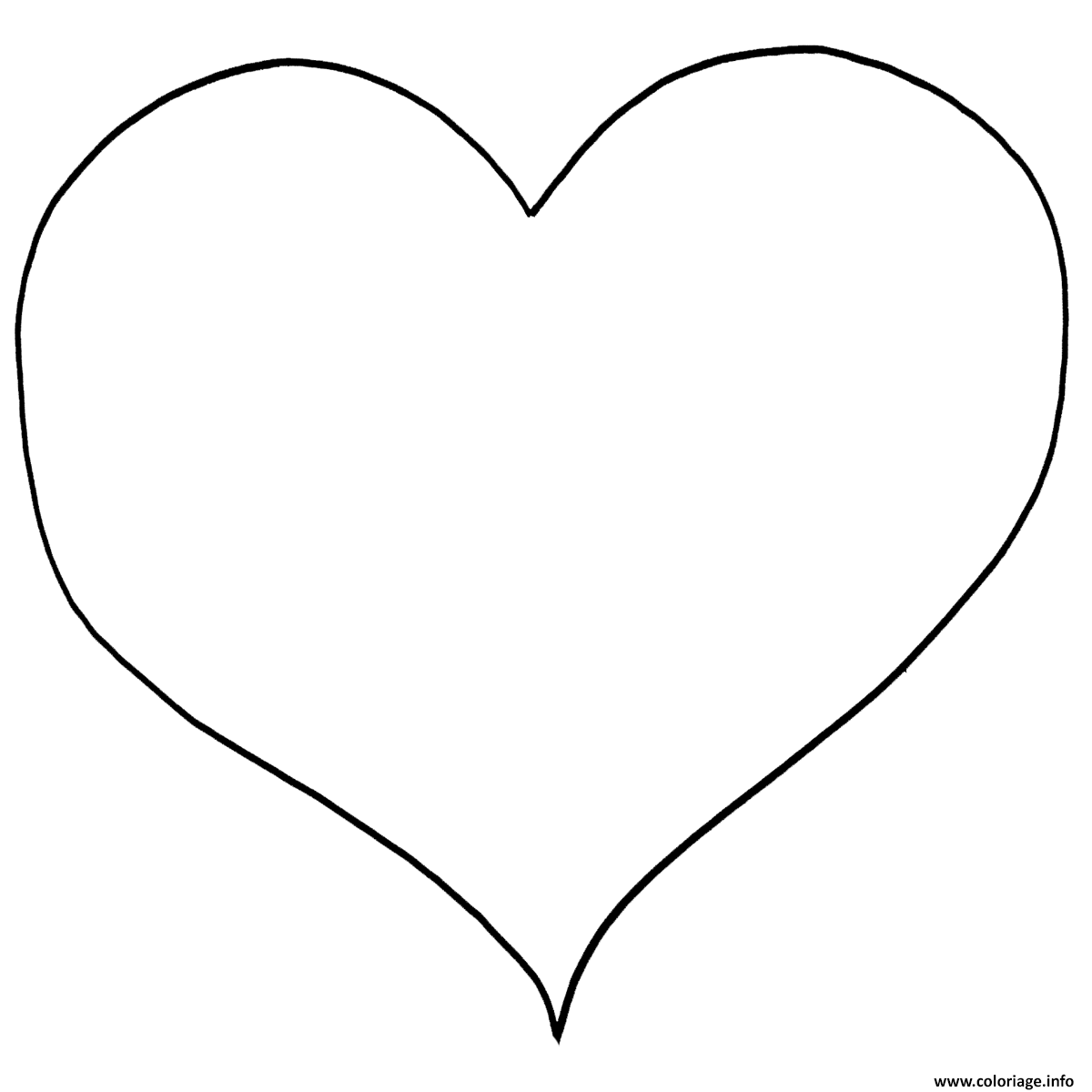 Coloriage Coeur Saint Valentin 118 dessin