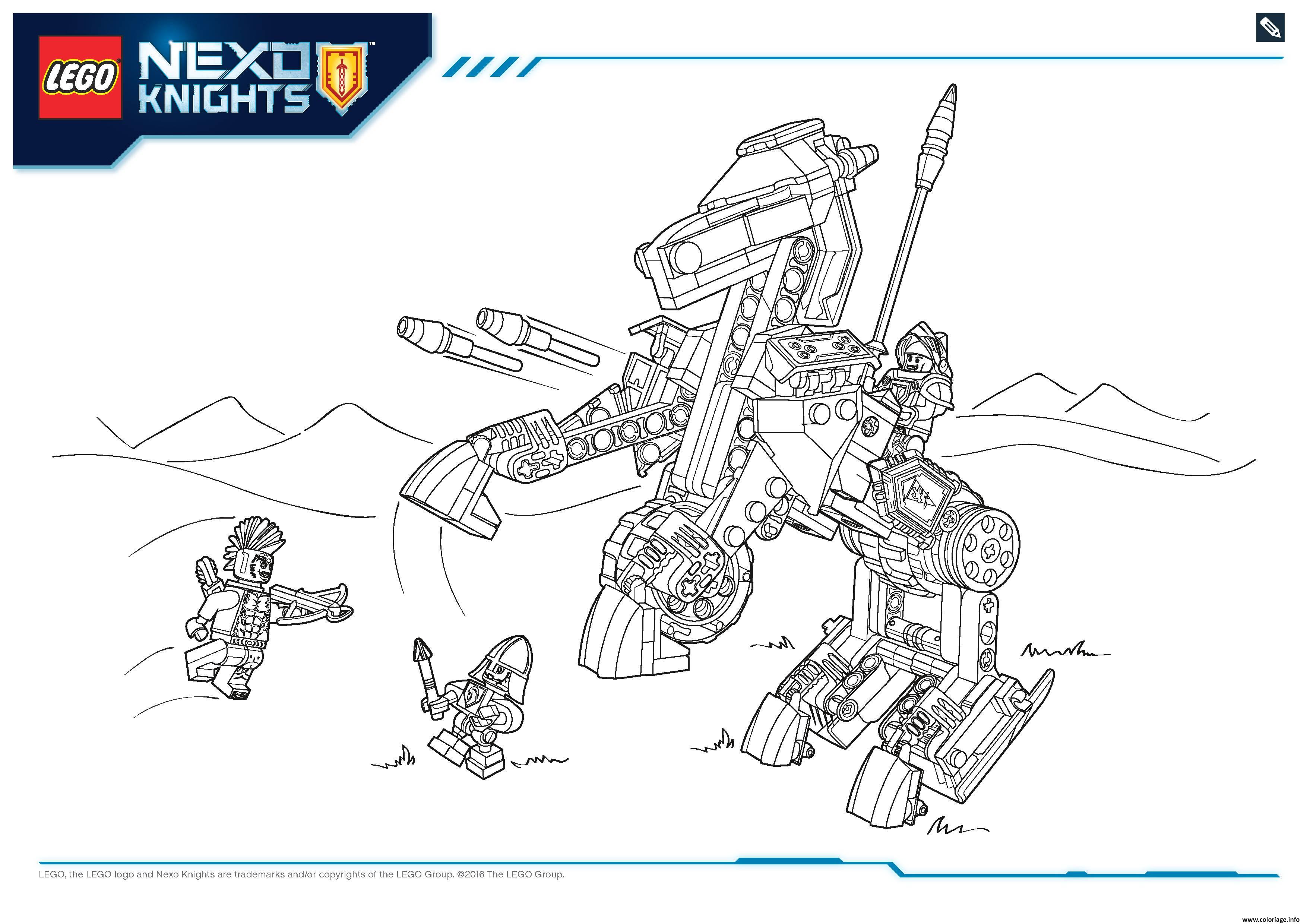 Coloriage Lego Nexo Knights file page3