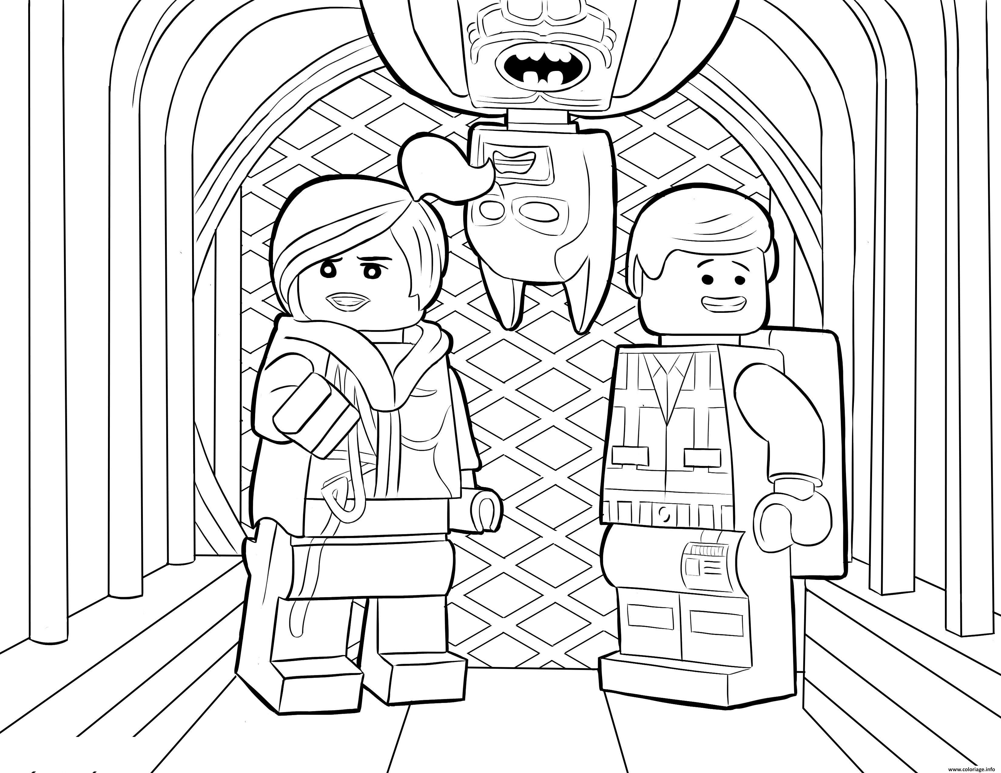 Coloriage Lego Batman Sheet JeColorie
