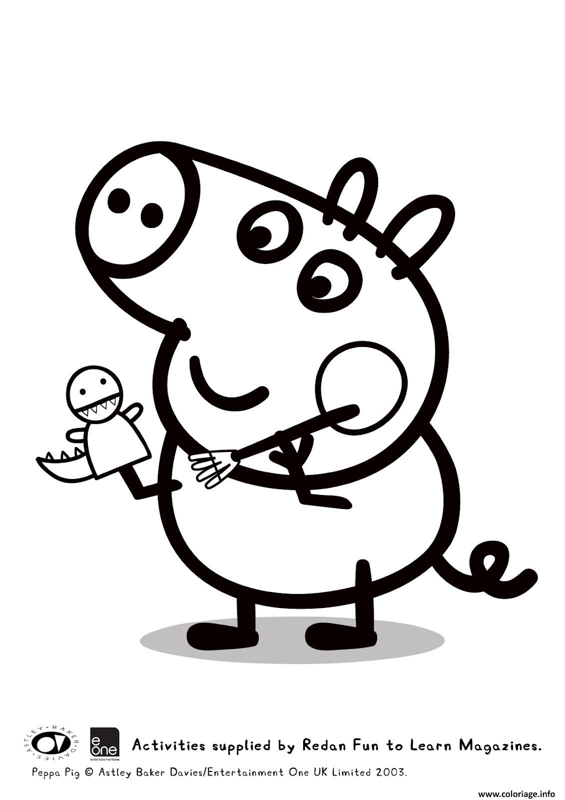 Coloriage peppa pig 93  JeColorie.com