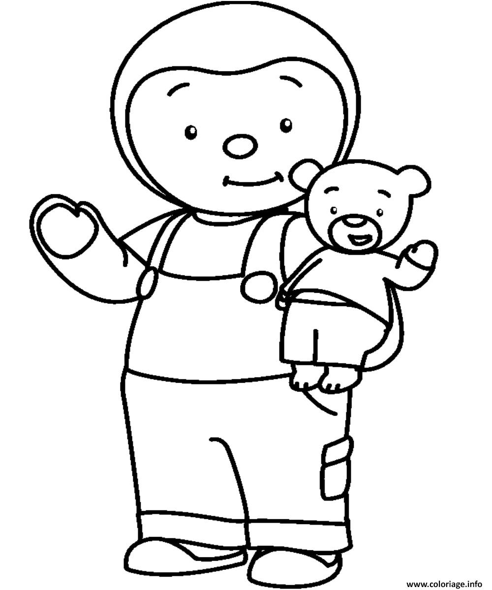 Coloriage Tchoupi Et Doudou 1 Dessin
