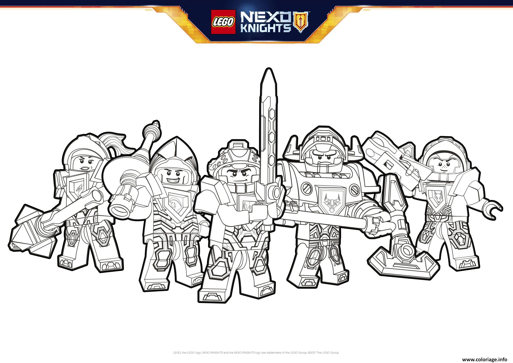 Coloriage Lego Nexo Knights | Haut Coloriage HD-Images et Imprimable