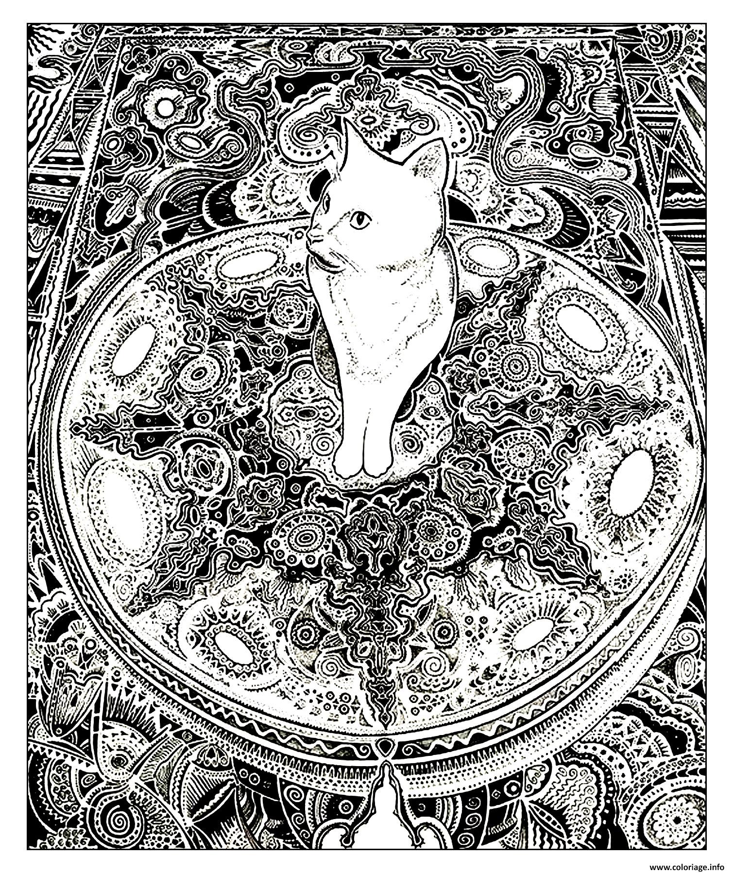 Chat Coloriage A Imprimer