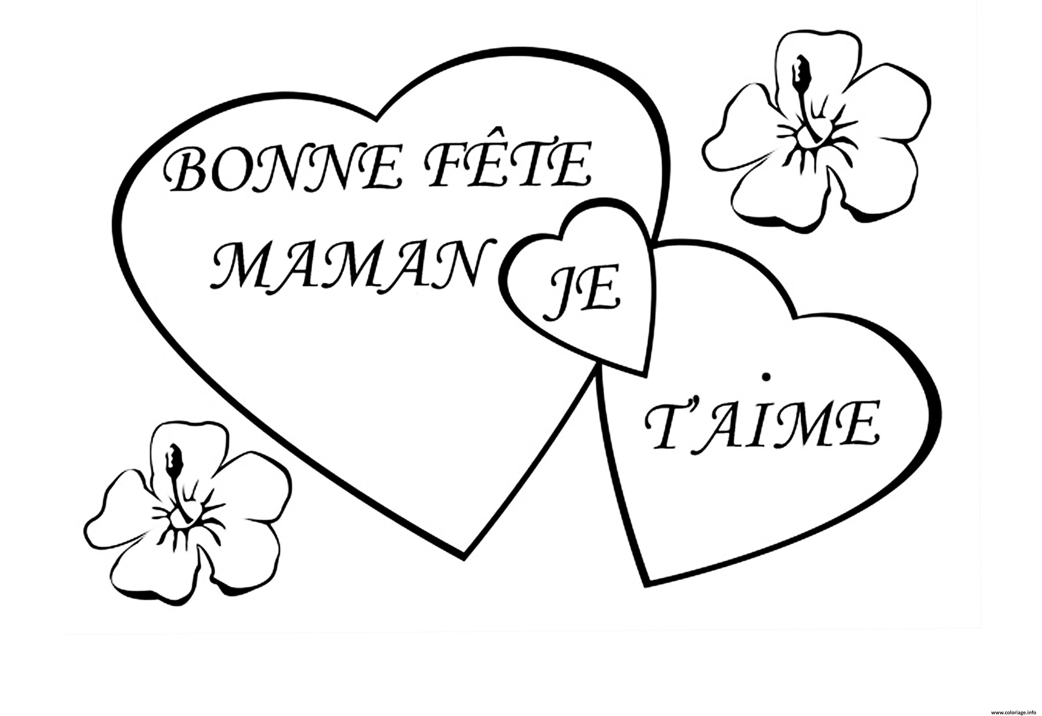 Coloriage Fete Des Mere