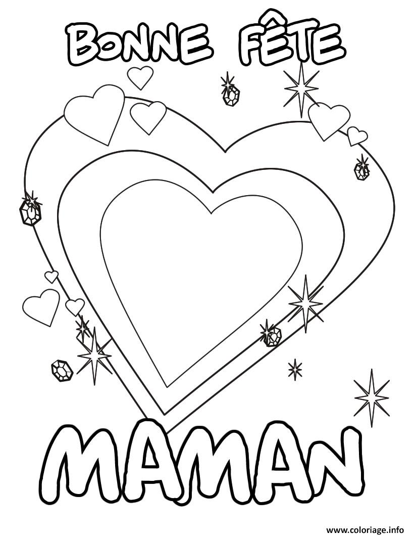 Coloriage A Imprimer Gratuit Fete Des Meres