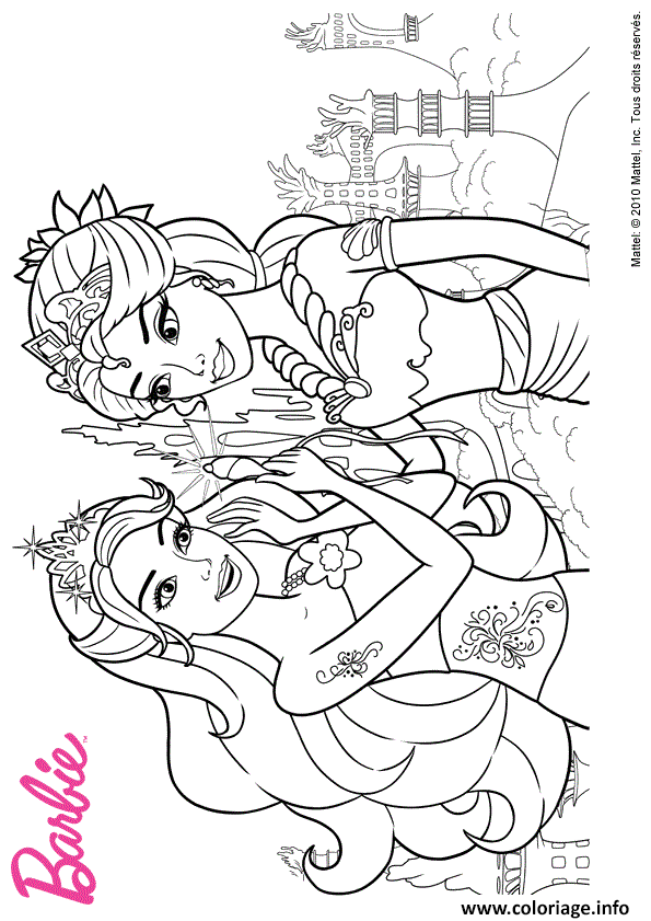 Coloriage D Amie A Imprimer